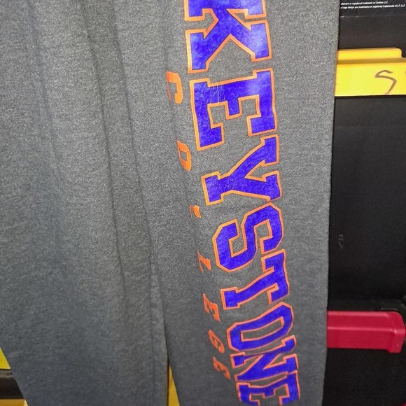 Champion Keystone College Gray Sweatpants SIze Small - Picture 3 of 7